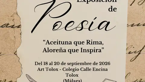 Exposición itinerante de poesías: “Aceituna que rima, Aloreña que inspira” Exposición itinerante de poesías: “Aceituna que rima, Aloreña que inspira”