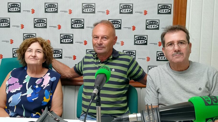 Mari Carmen Lucas, Amador Garc&iacute;a Becerra (Jes&uacute;s &Aacute;ngel Maroto) y Eugenio S&aacute;nchez