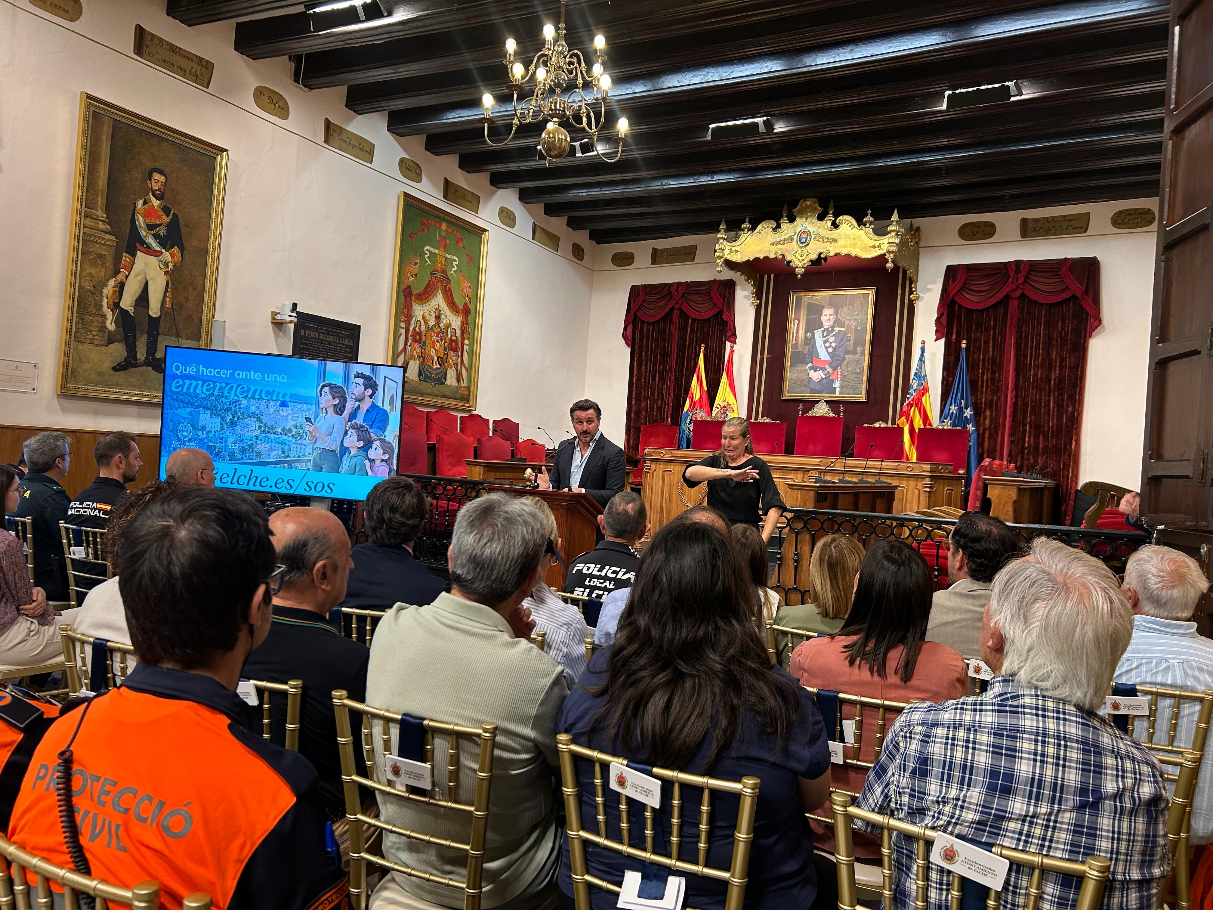 Elche activa una nueva plataforma con información ante emergencias Elche activa una nueva plataforma con información ante emergencias