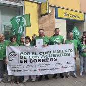 CSIF se moviliza en Guadalajara para denunciar la falta de personal en Correos
