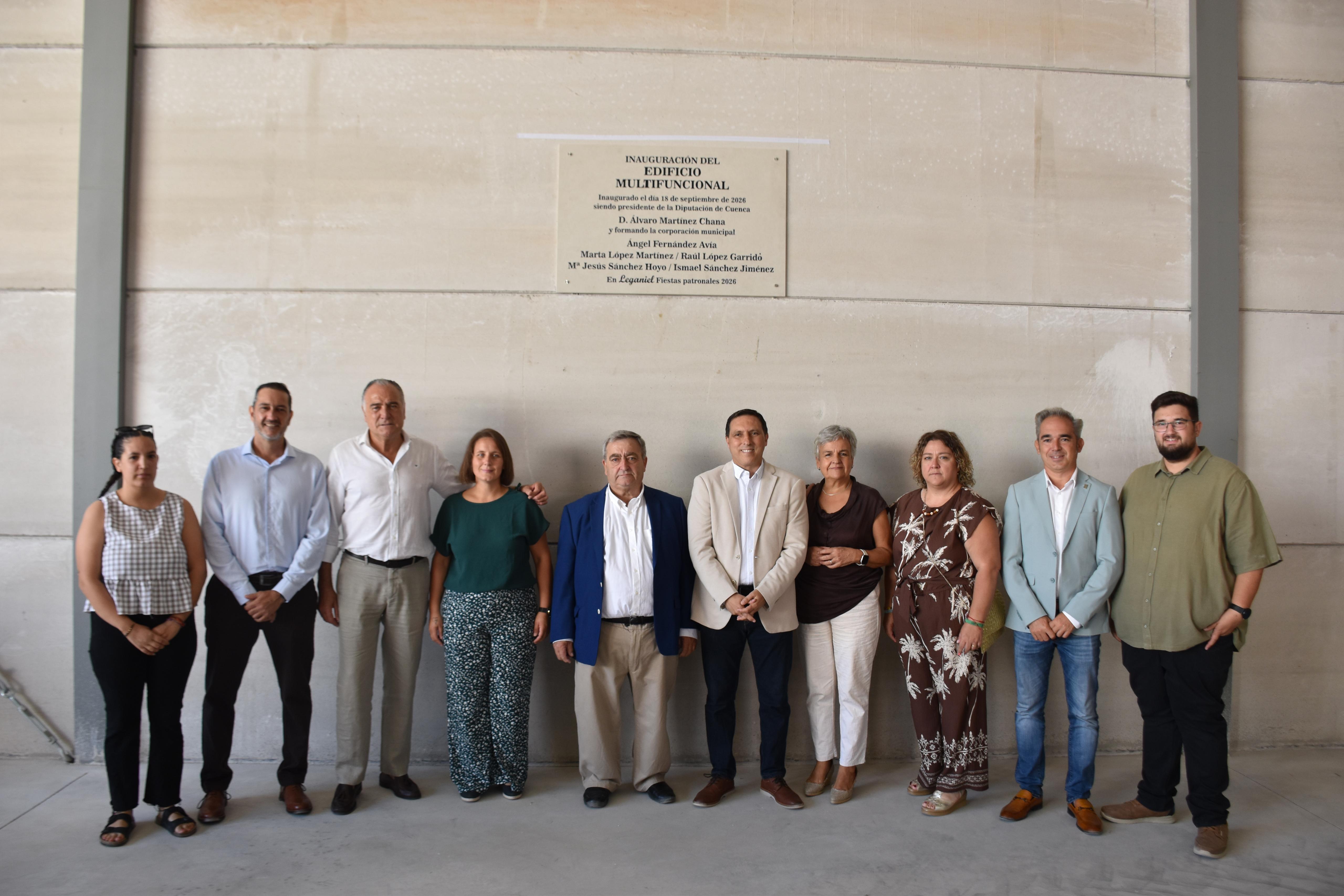 Martínez Chana inaugura en Leganiel el nuevo auditorio municipal que servirá de espacio multifuncional Martínez Chana inaugura en Leganiel el nuevo auditorio municipal que servirá de espacio multifuncional