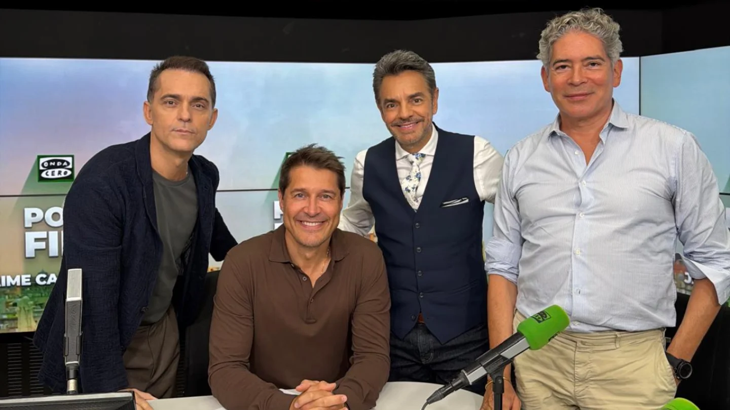 Pedro Alonso, Jaime Cantizano, Eugenio Derbez y Boris Izaguirre. Pedro Alonso, Jaime Cantizano, Eugenio Derbez y Boris Izaguirre.