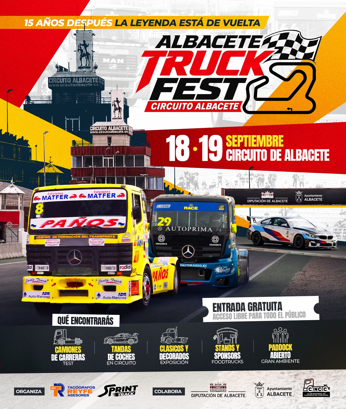 Los camiones regresan al Circuito de Albacete tras 15 años Los camiones regresan al Circuito de Albacete tras 15 años