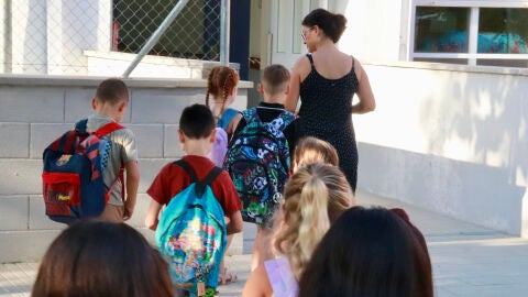 Una imatge de l'inici de curs a Cubelles