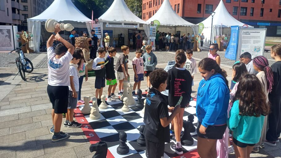 En el entorno de la Plaza de la F&aacute;brica de Tabacos de A Coru&ntilde;a. 
