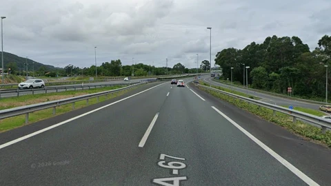 Autovía A67 a su paso por Cartes