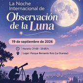 El MUDIC mira al cielo este sábado para conmemorar la Noche internacional de observación de la Luna El MUDIC mira al cielo este sábado para conmemorar la Noche internacional de observación de la Luna
