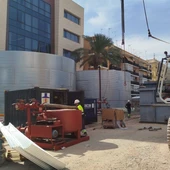 Comienzan los trabajos para la ejecución del túnel de la Línea 3 bajo el aparcamiento del Hospital Macarena Comienzan los trabajos para la ejecución del túnel de la Línea 3 bajo el aparcamiento del Hospital Macarena