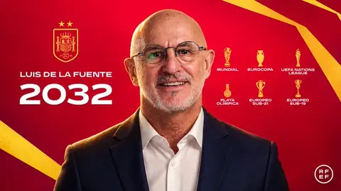 Luis de la Fuente renueva como seleccionador nacional hasta 2032 Luis de la Fuente renueva como seleccionador nacional hasta 2032