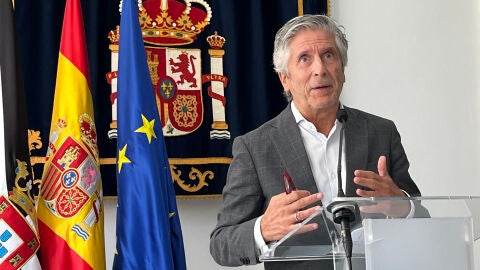 El ministro del Interior, Fernando Grande-Marlaska, desde Ceuta El ministro del Interior, Fernando Grande-Marlaska, desde Ceuta