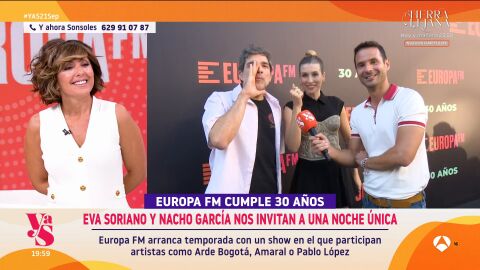 'Ahora Sonsoles' no se pierde la Fiesta 30 A&ntilde;os de Europa FM