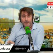 Frame de Rafa Latorre durante su conexión con Miguel Rodríguez.