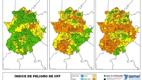 Efectivos del Infoex tuvieron que trabajar en 7 incidencias durante este lunes en Extremadura Efectivos del Infoex tuvieron que trabajar en 7 incidencias durante este lunes en Extremadura