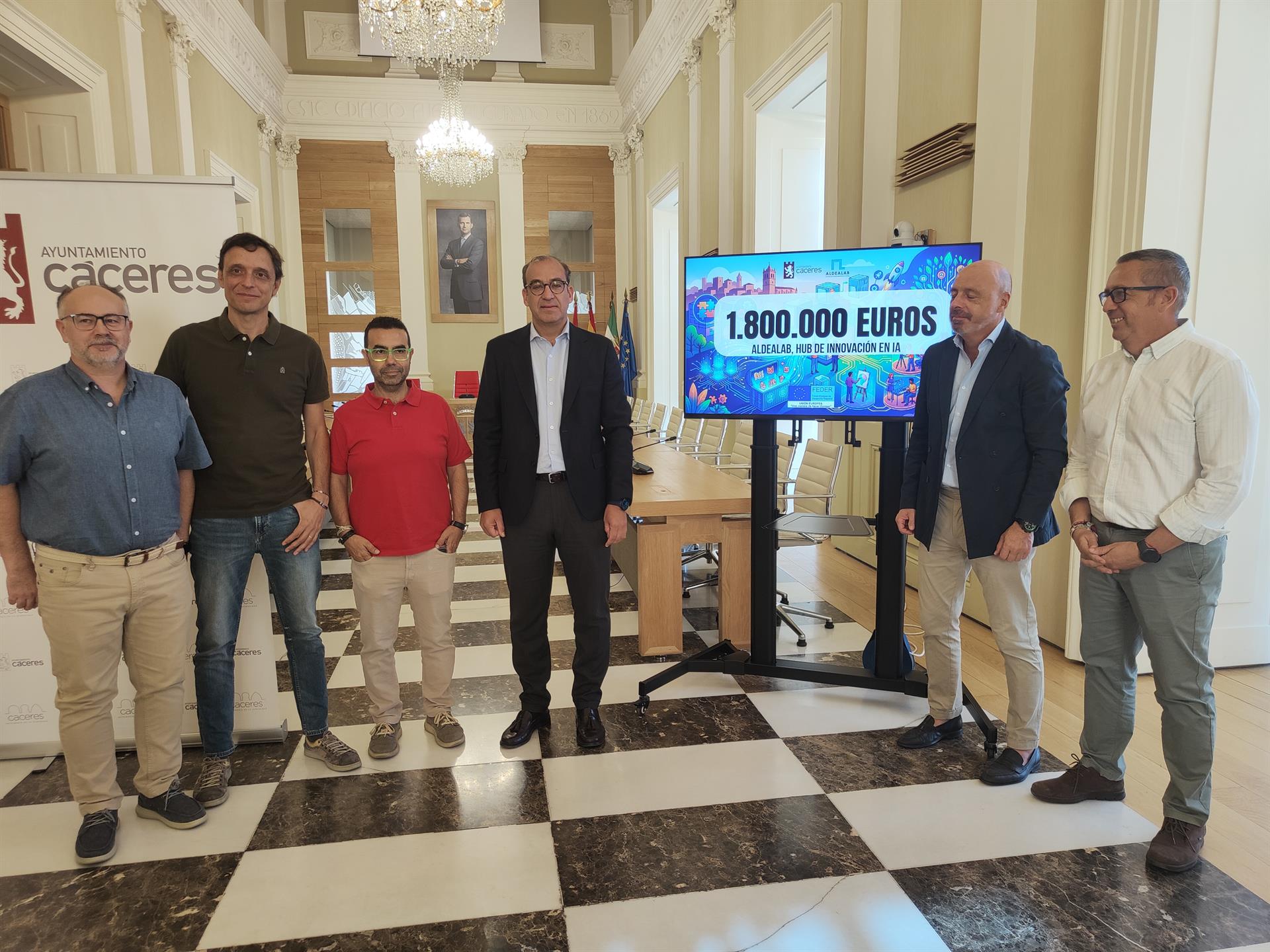 Cáceres destina 1,8 millones de euros para convertir AldeaLab en un polo de innovación en IA con nuevos espacios Cáceres destina 1,8 millones de euros para convertir AldeaLab en un polo de innovación en IA con nuevos espacios
