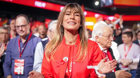Imagen de archivo de Begoña Gómez en un acto del PSOE. Imagen de archivo de Begoña Gómez en un acto del PSOE.