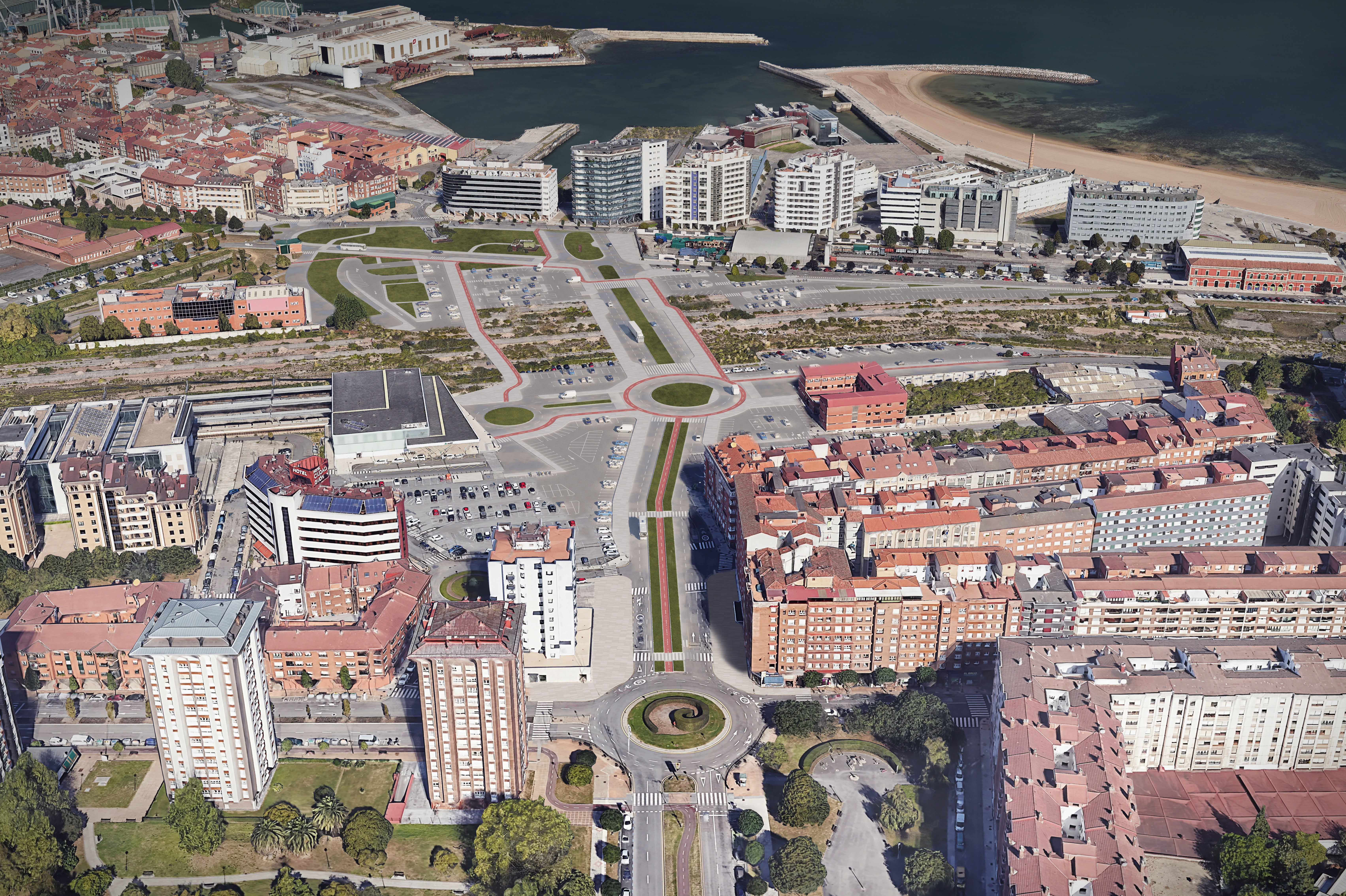 El Gobierno central autoriza la licitación de la primera fase de las obras de la estación intermodal de Gijón El Gobierno central autoriza la licitación de la primera fase de las obras de la estación intermodal de Gijón