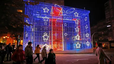 Caja regalo de la Navidad en 2025 Caja regalo de la Navidad en 2025