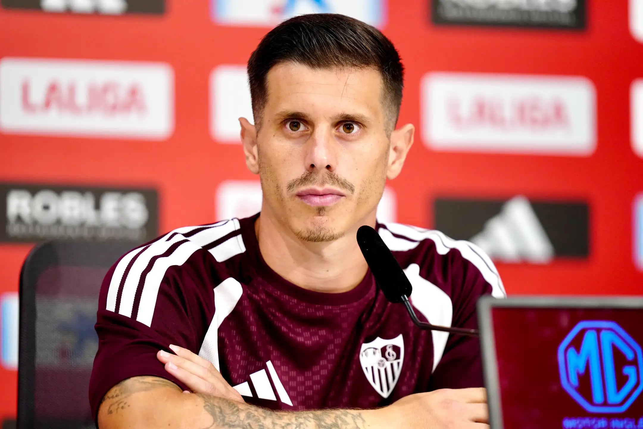 Alfon González, en rueda de prensa. Alfon González, en rueda de prensa.