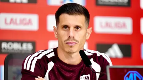 Alfon González, en rueda de prensa. Alfon González, en rueda de prensa.
