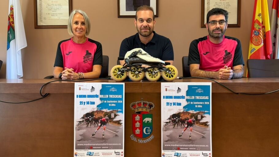 Trescasas recibe este domingo unos 200 participantes para tomar parte en la II Media marat&oacute;n Roller