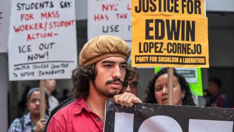 Audio: Diana Rodríguez Pretel / Imagen: Laura Brett - Europa Press / Protestas contra el ICE en Nueva York (archivo) Audio: Diana Rodríguez Pretel / Imagen: Laura Brett - Europa Press / Protestas contra el ICE en Nueva York (archivo)