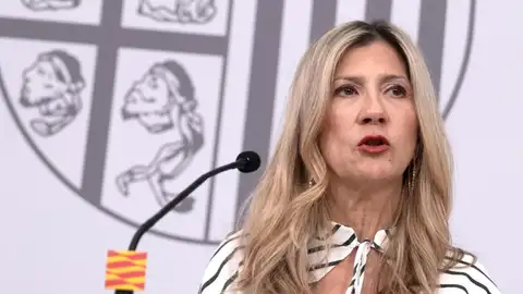 La vicepresidenta Vaquero en su comparecencia, tras el Consejo de Gobierno La vicepresidenta Vaquero en su comparecencia, tras el Consejo de Gobierno