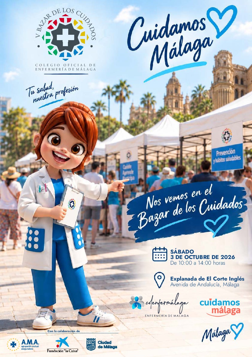 El V Bazar de los Cuidados volverá a convertir Málaga en un gran espacio de salud y prevención El V Bazar de los Cuidados volverá a convertir Málaga en un gran espacio de salud y prevención