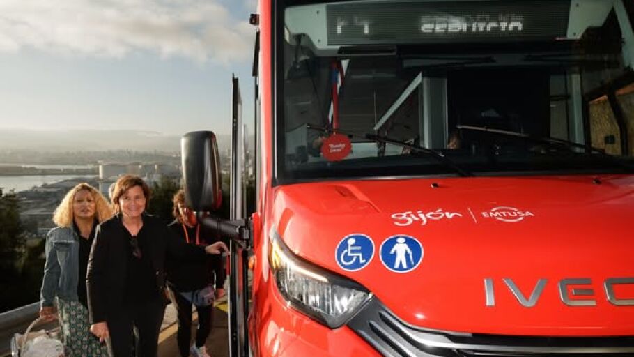 Nuevos microbuses en la zona rural de Gij&oacute;n
