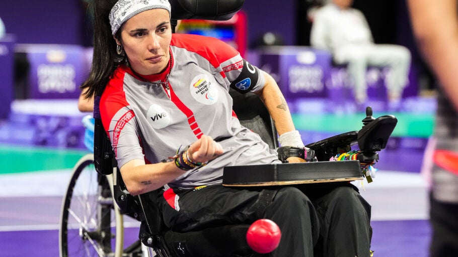 Sara Aller, durante una competici&oacute;n