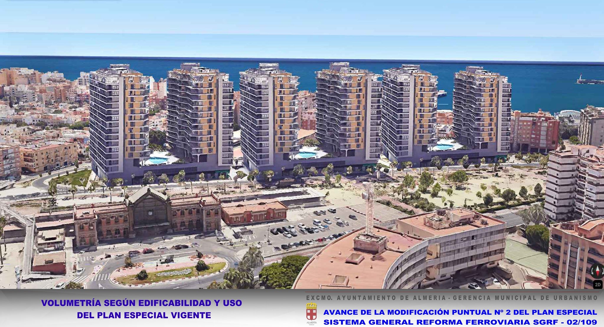 Almería no quiere más "torres mastodónticas" en el Toblerone Almería no quiere más "torres mastodónticas" en el Toblerone