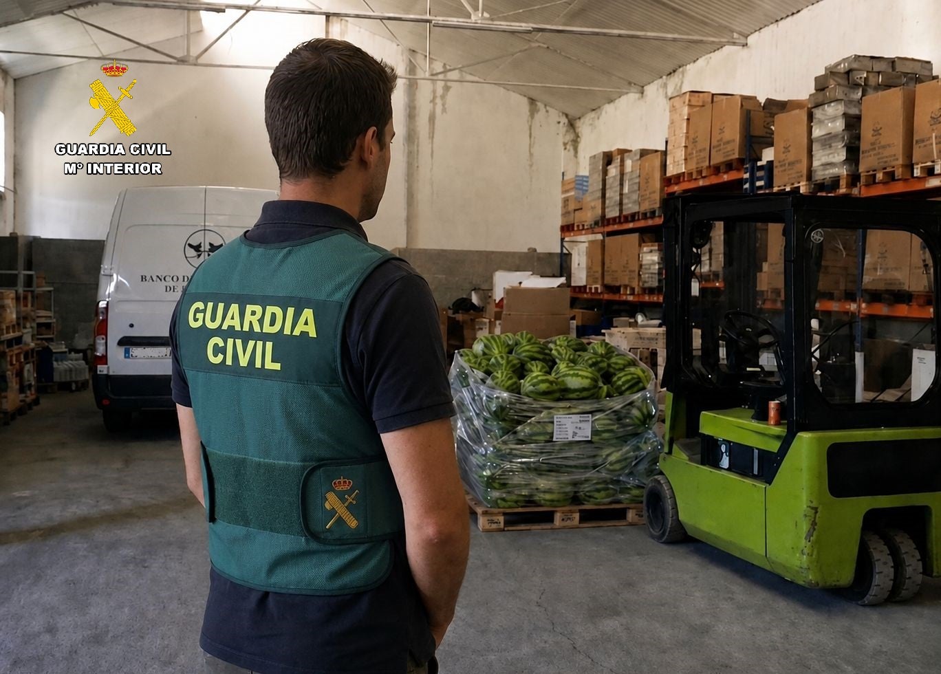 Dos detenidos y un investigado por sustraer productos del Banco de Alimentos de Palencia y venderlos en Parla Dos detenidos y un investigado por sustraer productos del Banco de Alimentos de Palencia y venderlos en Parla