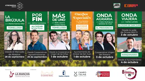 Onda Cero vuelve a convertir La Mancha en referente del vino español con la VIII Fiesta de la Vendimia Onda Cero vuelve a convertir La Mancha en referente del vino español con la VIII Fiesta de la Vendimia