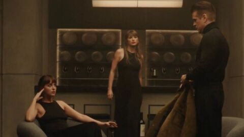 Dakota Jonhson, Colin Farrell y Taylor Swift en el videoclip de 'Patient Zero'