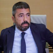 El expresident de la Generalitat, Carlos Mazón, comparece, este lunes, ante la comisión que investiga la gestión de la dana.