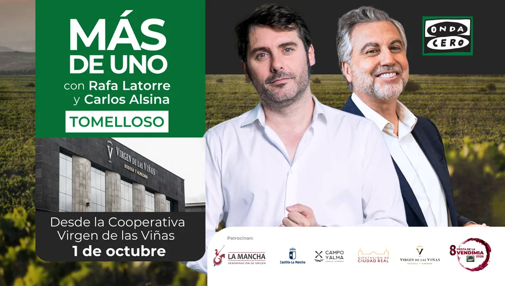 Programa especial 'Más de uno' desde la Cooperativa Virgen de las Viñas de Tomelloso Programa especial 'Más de uno' desde la Cooperativa Virgen de las Viñas de Tomelloso