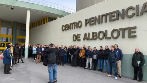 Concentración de trabajadores de la cárcel de Albolote Concentración de trabajadores de la cárcel de Albolote