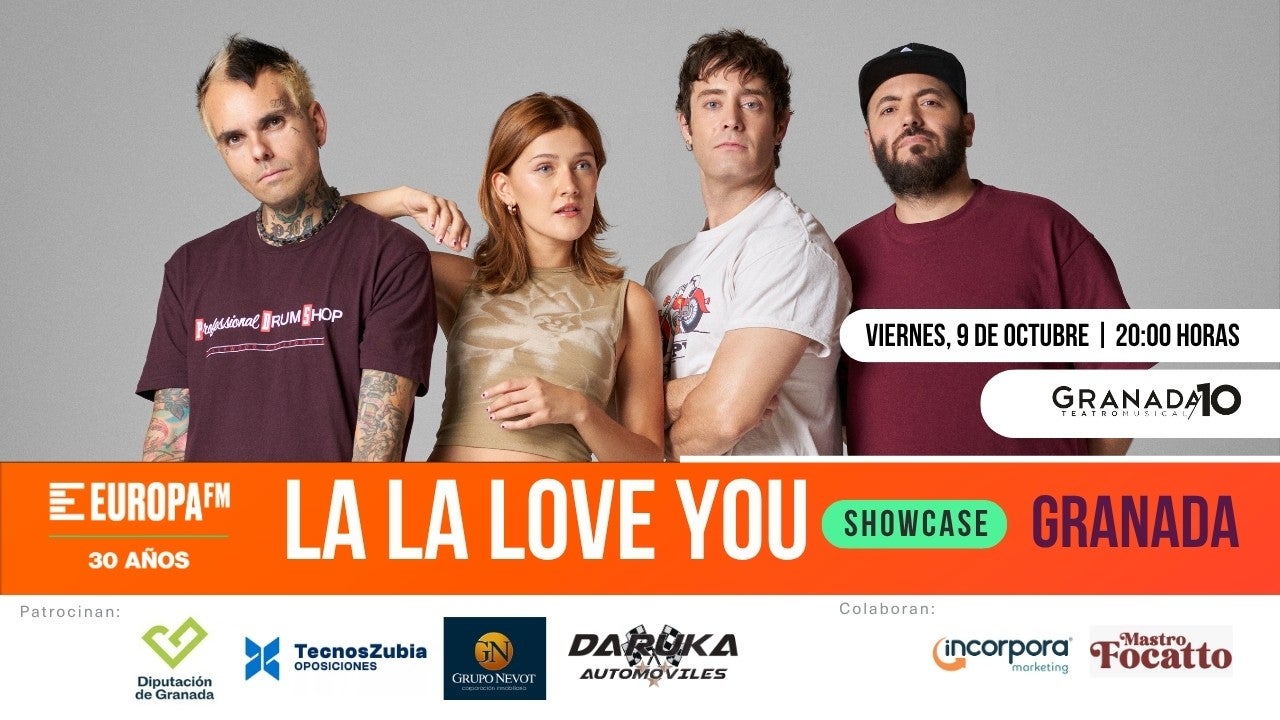 La La Love You llega a Granada con un showcase exclusivo de Europa FM: fecha y cómo conseguir las invitaciones La La Love You llega a Granada con un showcase exclusivo de Europa FM: fecha y cómo conseguir las invitaciones