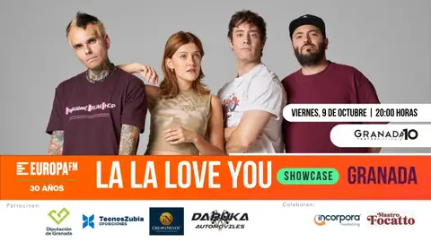 La La Love You llega a Granada con un showcase exclusivo de Europa FM: fecha y cómo conseguir las invitaciones La La Love You llega a Granada con un showcase exclusivo de Europa FM: fecha y cómo conseguir las invitaciones