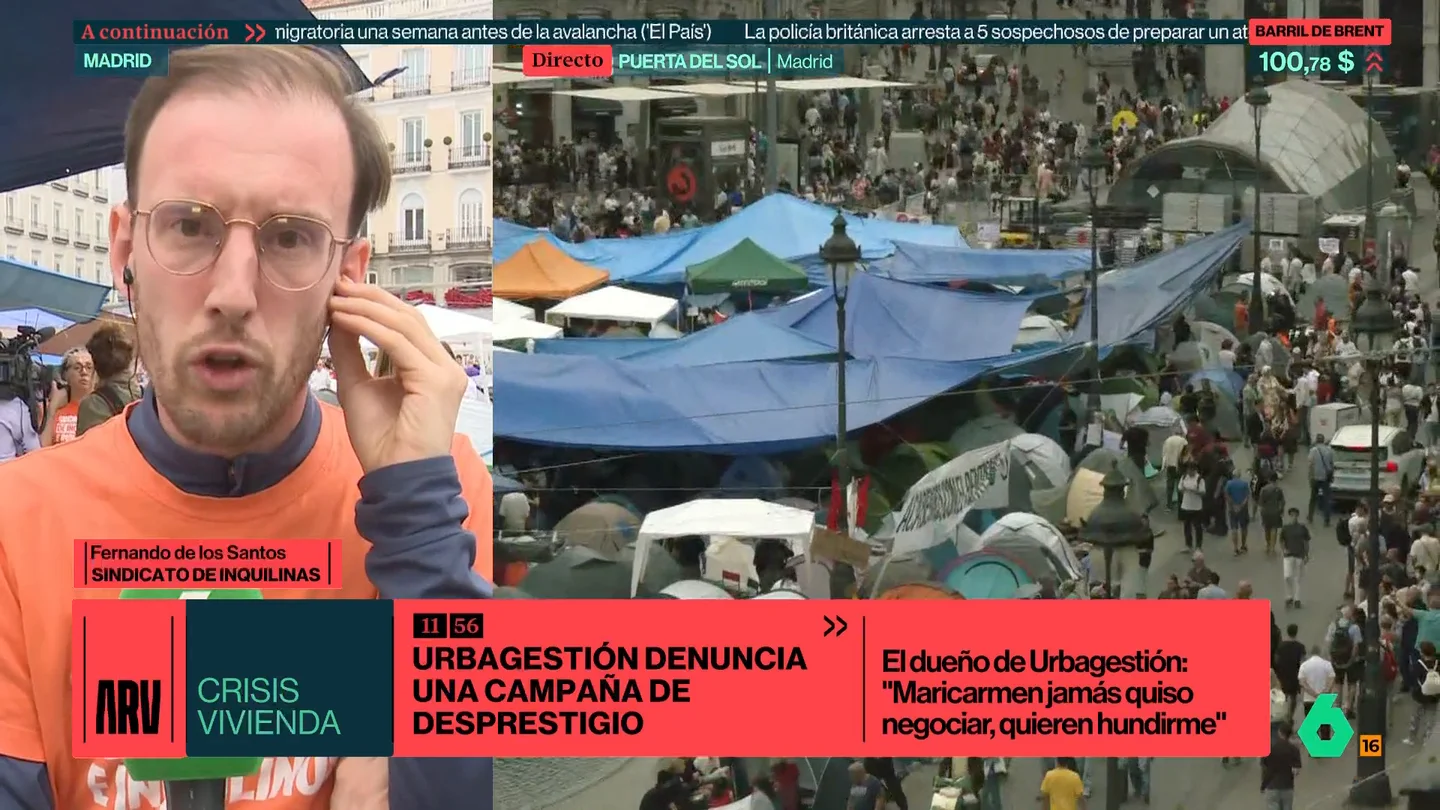 El portavoz del Sindicato de Inquilinas: "La lucha va a seguir salga o no el decreto" El portavoz del Sindicato de Inquilinas: "La lucha va a seguir salga o no el decreto"