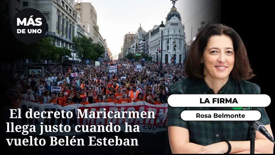 Los lunes, Belmonte: El decreto Maricarmen llega justo cuando ha vuelto Belén Esteban Los lunes, Belmonte: El decreto Maricarmen llega justo cuando ha vuelto Belén Esteban