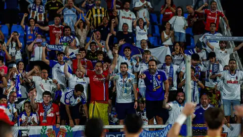 Los desplazados a Ibiza celebran la victoria del Real Zaragoza Los desplazados a Ibiza celebran la victoria del Real Zaragoza