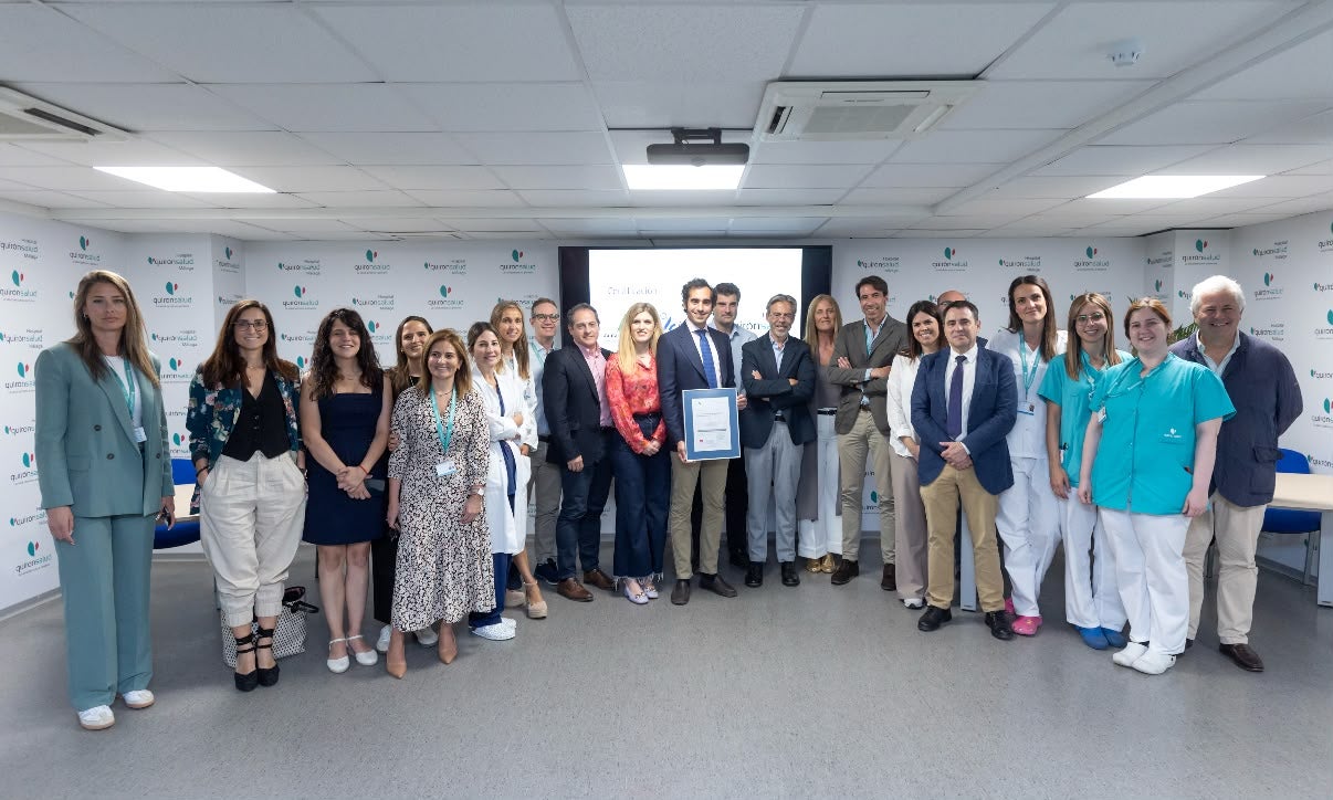 Ginecología y Obstetricia de Quirónsalud Málaga consolida su calidad asistencial con la renovación del nivel Óptimo de la ACSA Ginecología y Obstetricia de Quirónsalud Málaga consolida su calidad asistencial con la renovación del nivel Óptimo de la ACSA