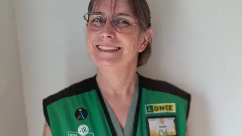 María Pilar Piñeiro Blanco, vendodora de la ONCE en Elche. María Pilar Piñeiro Blanco, vendodora de la ONCE en Elche.
