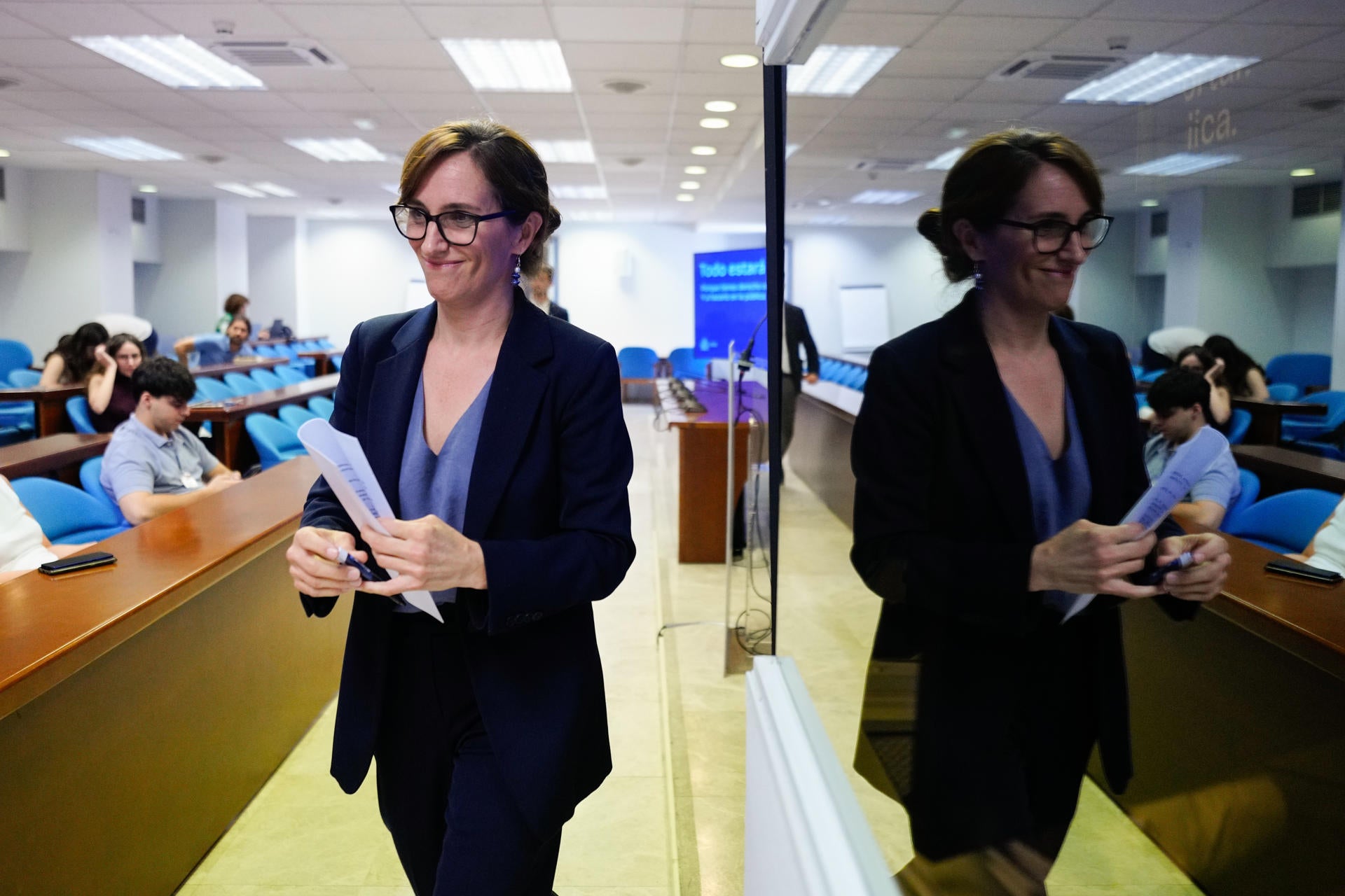 La ministra de Sanidad, Mónica García. La ministra de Sanidad, Mónica García.