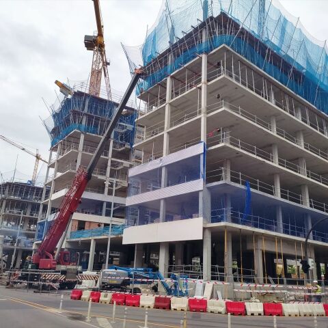 Viviendas nuevas en construcción