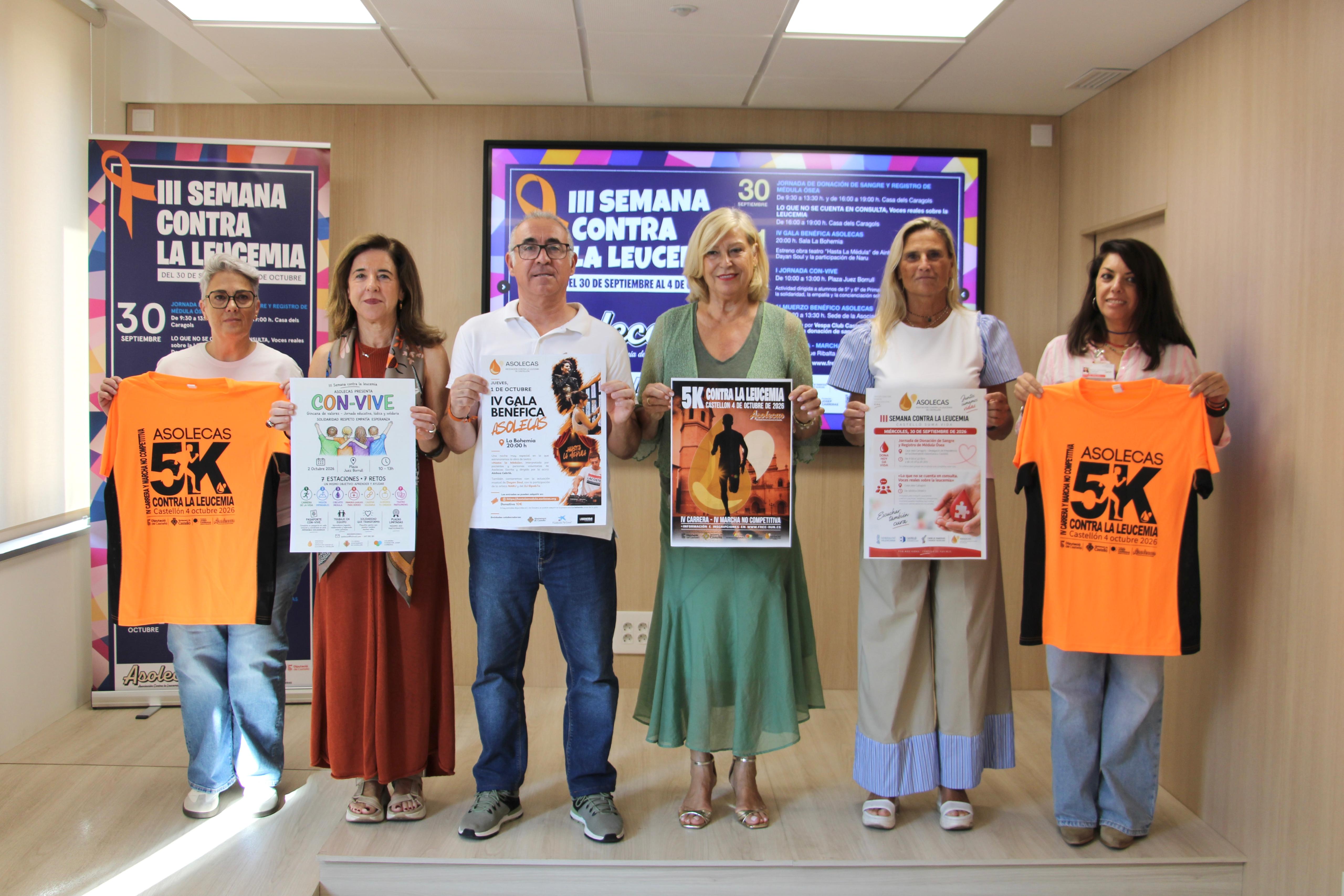 Castellón se moviliza contra la leucemia con cinco días de actividades y una marcha solidaria Castellón se moviliza contra la leucemia con cinco días de actividades y una marcha solidaria