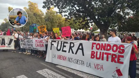 Montaje Pablo Pombo - manifestación vivienda Montaje Pablo Pombo - manifestación vivienda