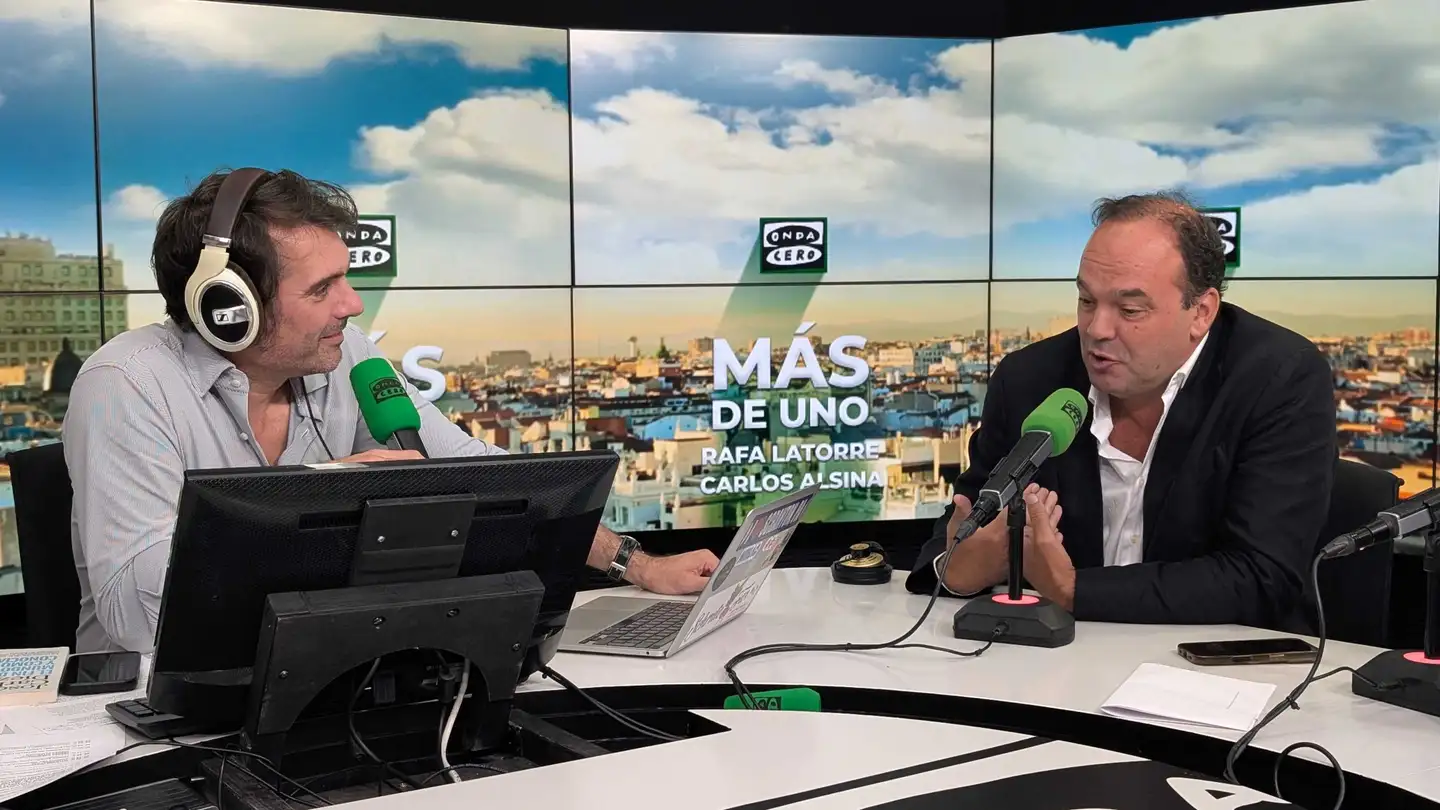 José Carlos Díez con Rafa Latorre en una entrevista José Carlos Díez con Rafa Latorre en una entrevista