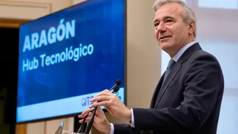 El presidente Azcón ha presentado los detalles del PIGA del proyecto de QTS El presidente Azcón ha presentado los detalles del PIGA del proyecto de QTS
