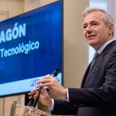 El presidente Azcón ha presentado los detalles del PIGA del proyecto de QTS